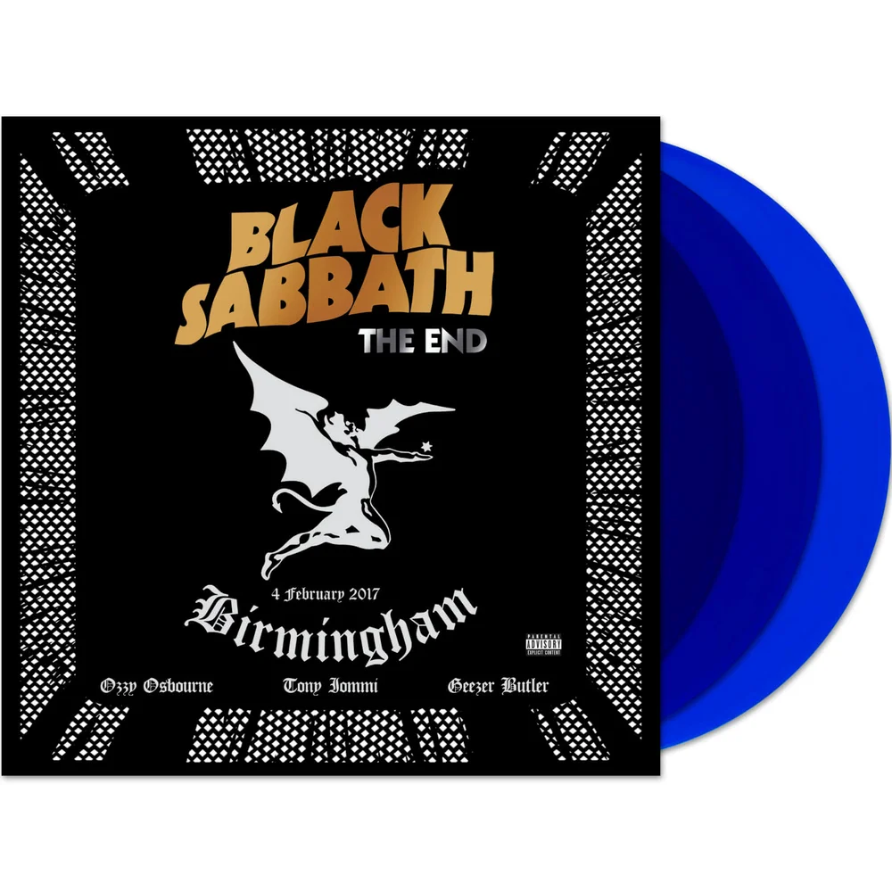 Black Sabbath – The End - Birmingham: 4 February 2017 3x Blue LP Image 1