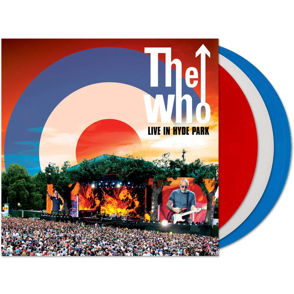 The Who – Live At Hyde Park Red/White/Blue LP Set Image 1