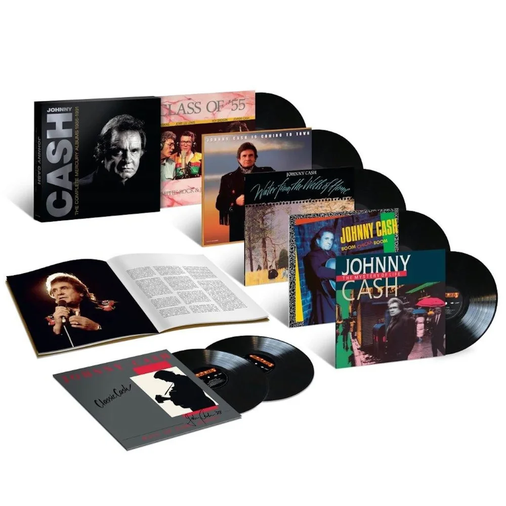 Johnny Cash - Complete Mercury Albums 1986-1991 Vinyl Box Set Box Set Image 1