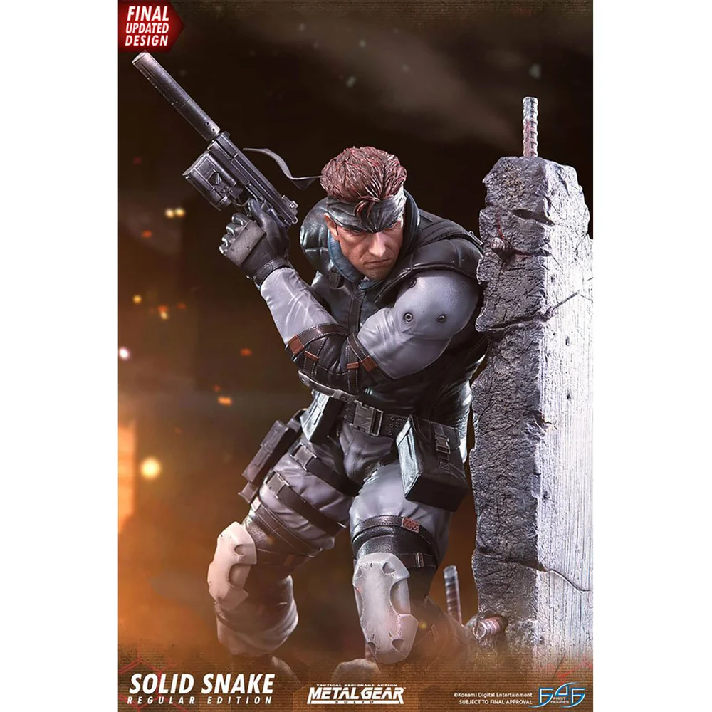 First 4 Figures Metal Gear Solid Resin Statue - Solid Snake Image 1