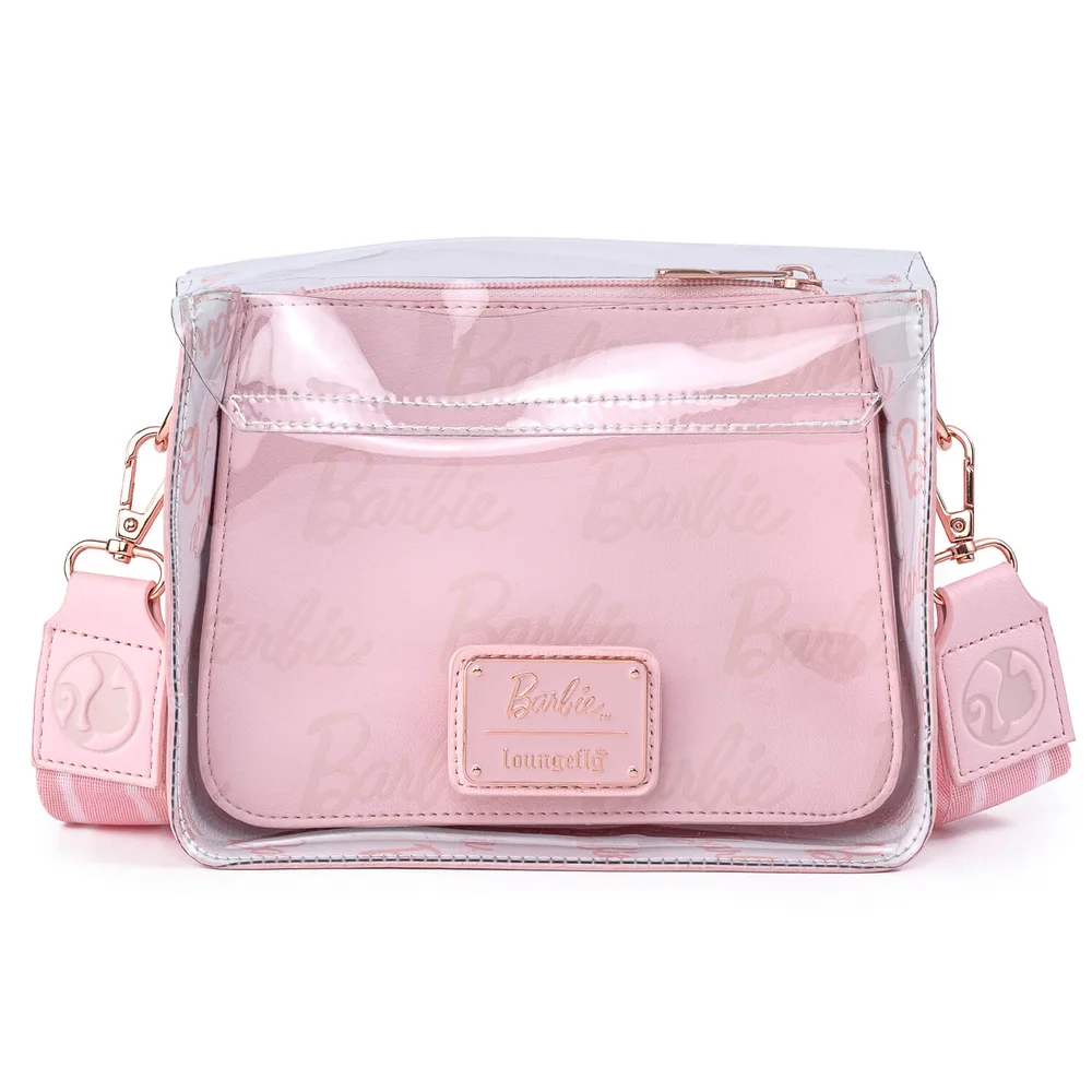 Sac à main Fermeture en Or Rose Loungefly Barbie Image 1