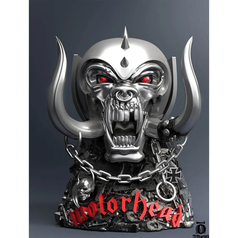 Knucklebonz Motorhead Rock Iconz Statue War Pig 18 cm Image 1