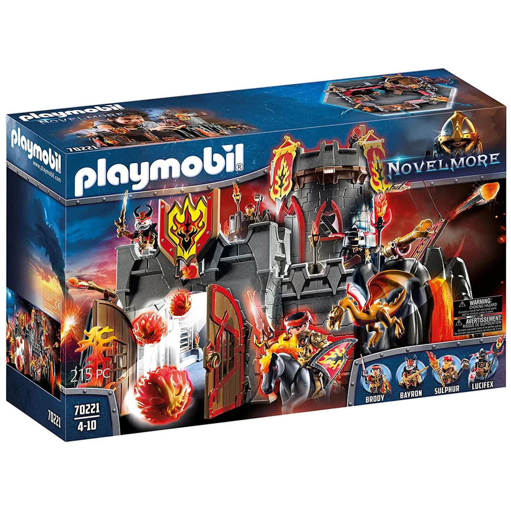Playmobil Forteresse volcanique des Burnham Raiders (70221) Image 1