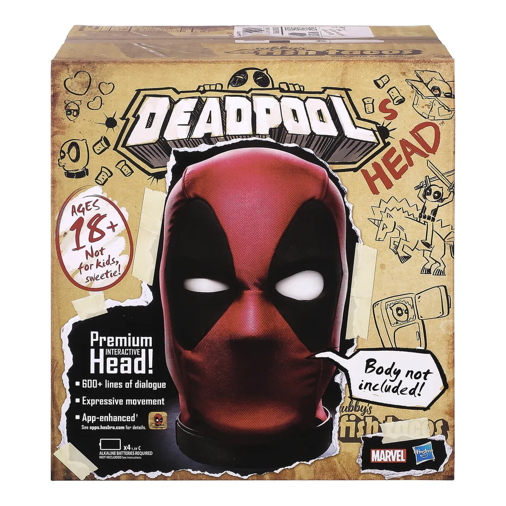 Hasbro Marvel Legends Tête Prémium Interactive Deadpool Image 1