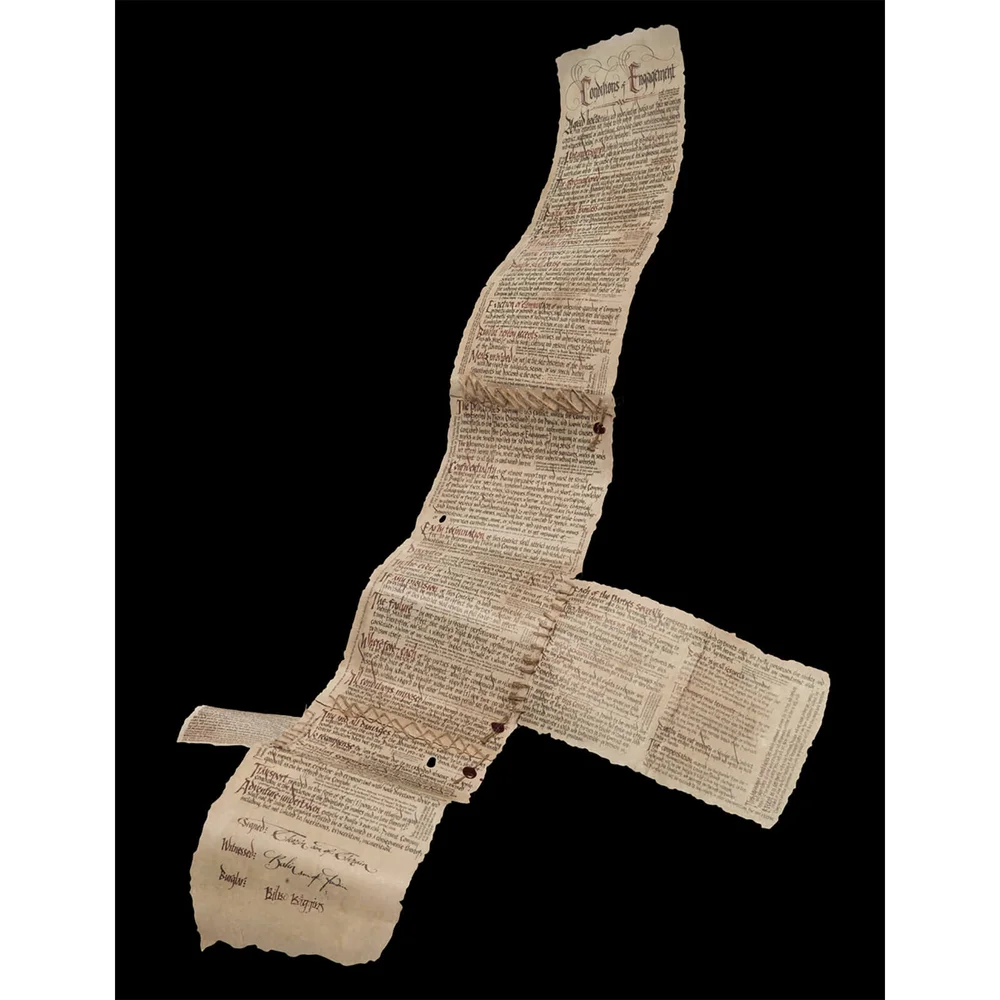 Weta Workshop The Hobbit Mini Replica The Burglar Contract of Bilbo Baggins Image 1