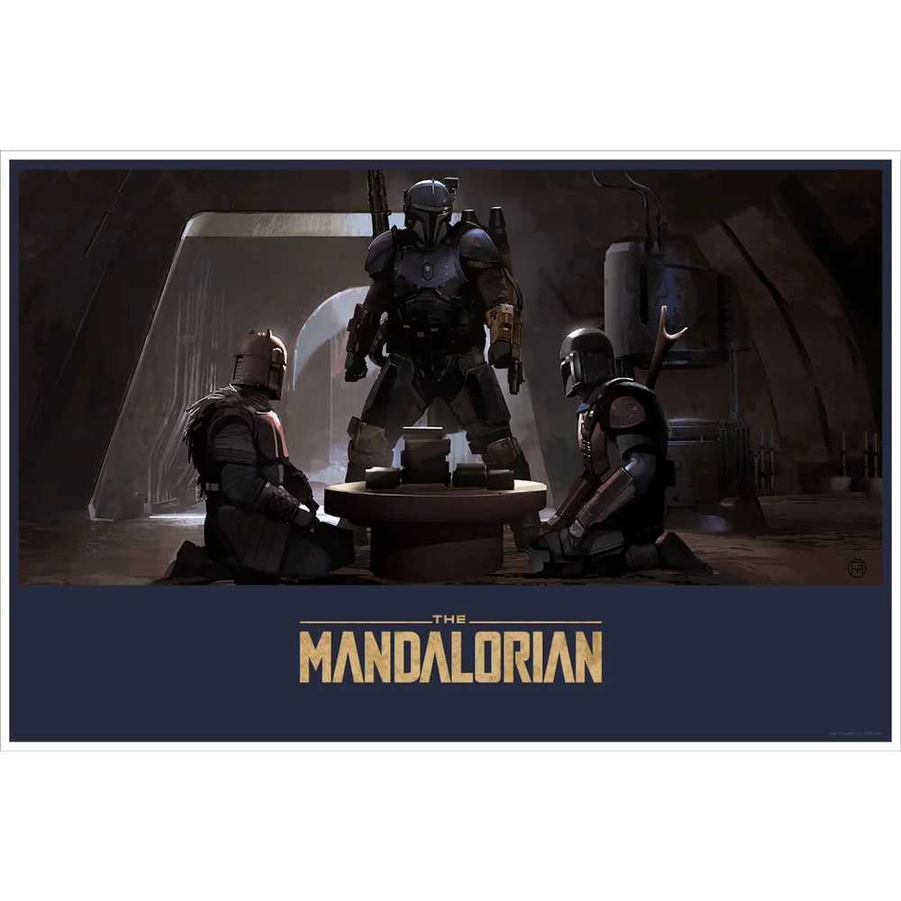 Star Wars Mandalorian "Forge Room" Lithograph by Brian Matyas Image 1