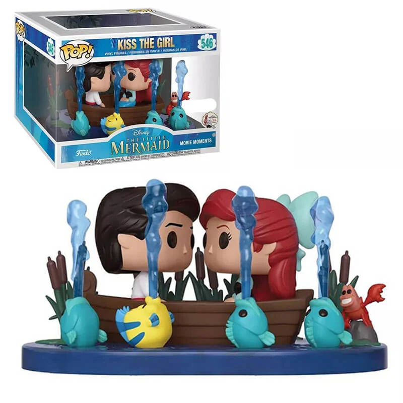 Disney The Little Mermaid Kiss The Girl EXC Pop! Movie Moment Image 1