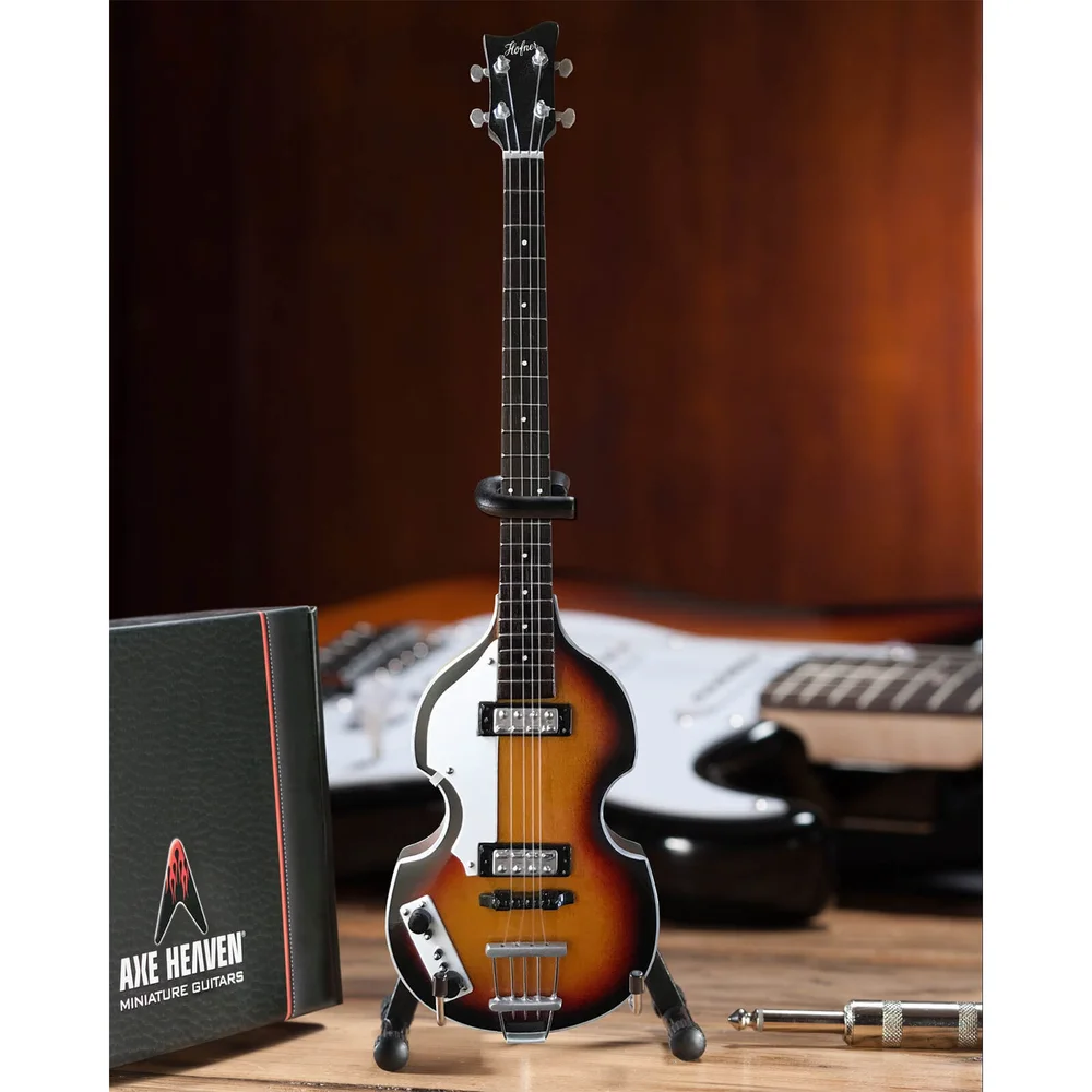 Axe Heaven The Beatles Paul McCartney Original Violin Miniature Bass Guitar Replica Image 1