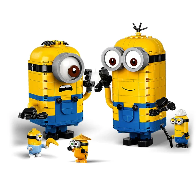 LEGO Minions : Ensemble de Jeux de Construction Les maxi-figurines Minions et leurs repaires (75551)