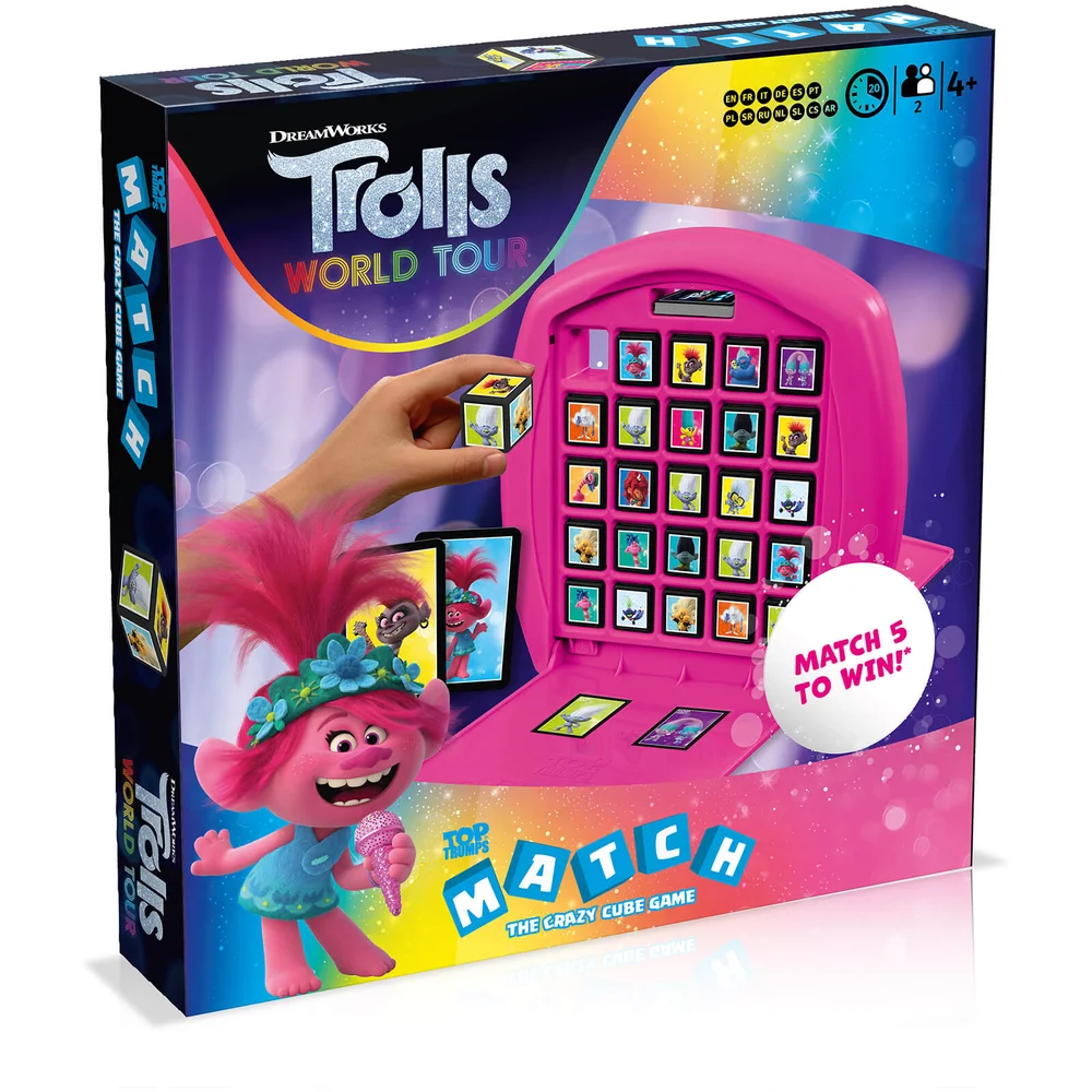 Jeu de Société Top Trumps Match - Édition Trolls 2 Image 1