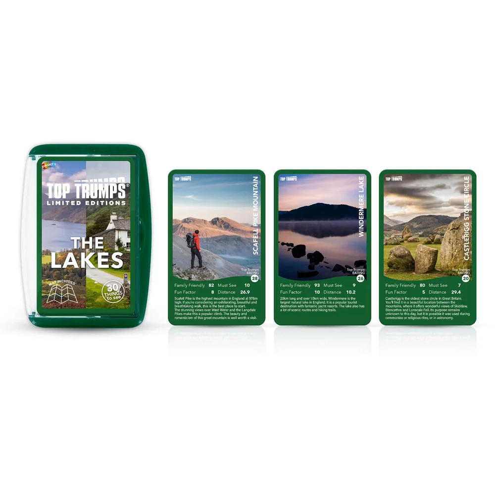 Top Trumps Card Game - The Lakes Edition Image 1