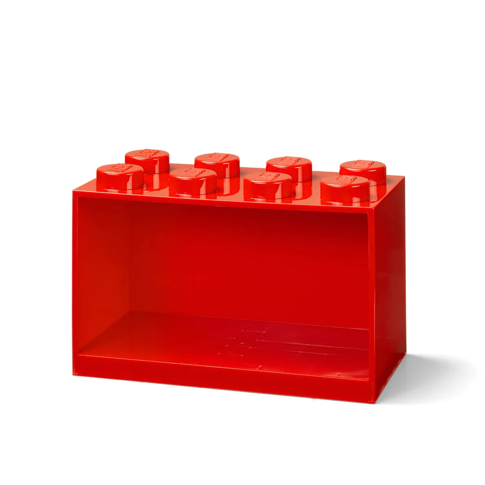 Tirois à Briques de Rangement LEGO à 8 Tenons - rouge Image 1