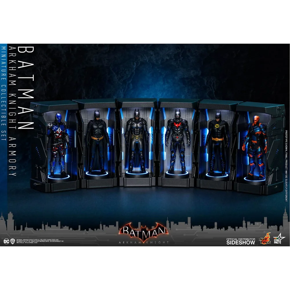 Lot de collection Armurerie - Batman: Arkham Knight - DC Comics 12cm - Hot Toys Image 1