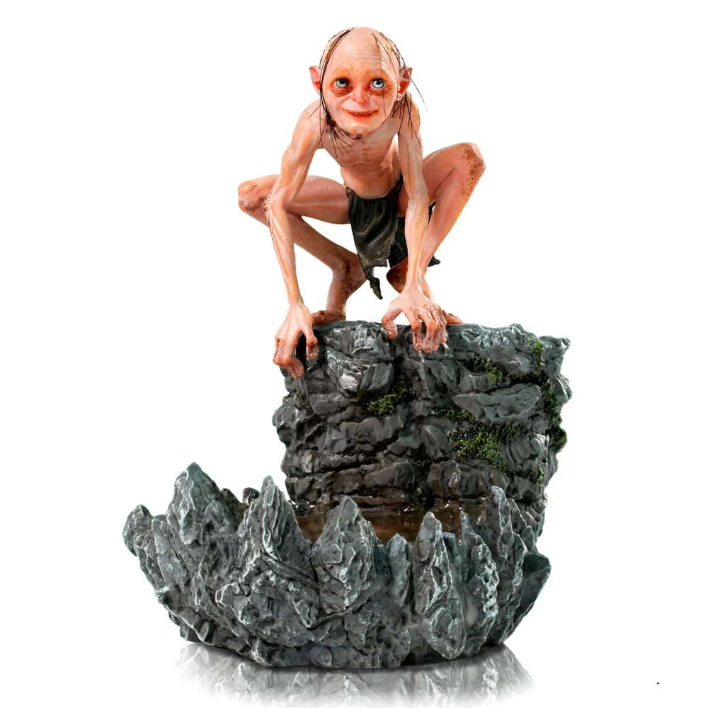 Iron Studios Le Seigneur des Anneaux Deluxe Statuette deluxe à l'échelle artistique 1/10 Gollum 12 cm Image 1