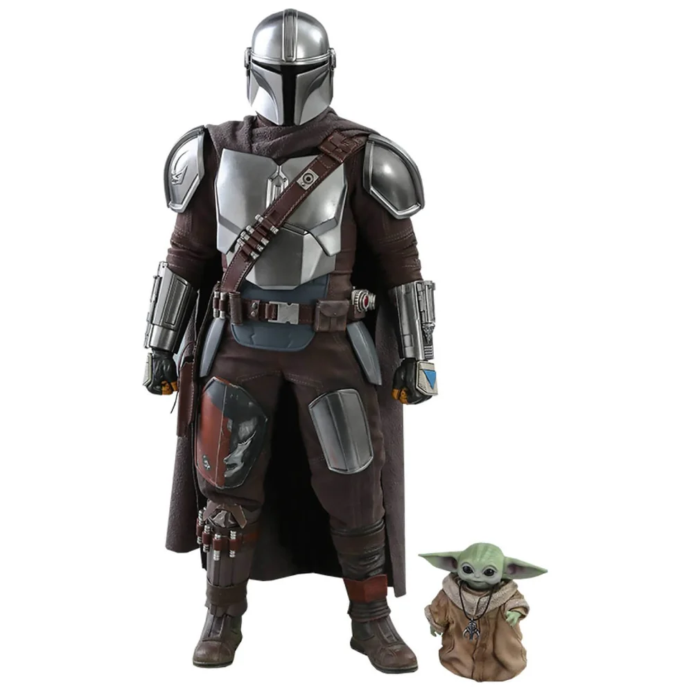 Hot Toys Star Wars The Mandalorian Pack de 2 Figurines articulées à l'échelle 1/6 Le Mandalorien et L' Enfant 30 cm Image 1