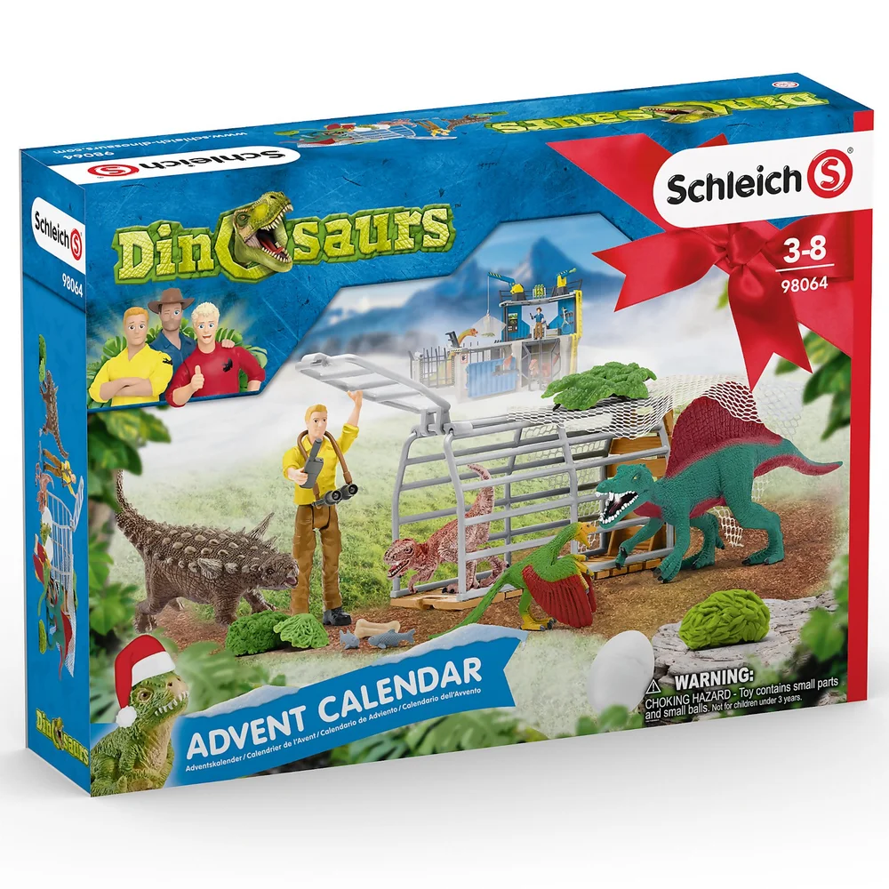 Calendrier de l'Avent Dinosaures Schleich 2020 Image 1