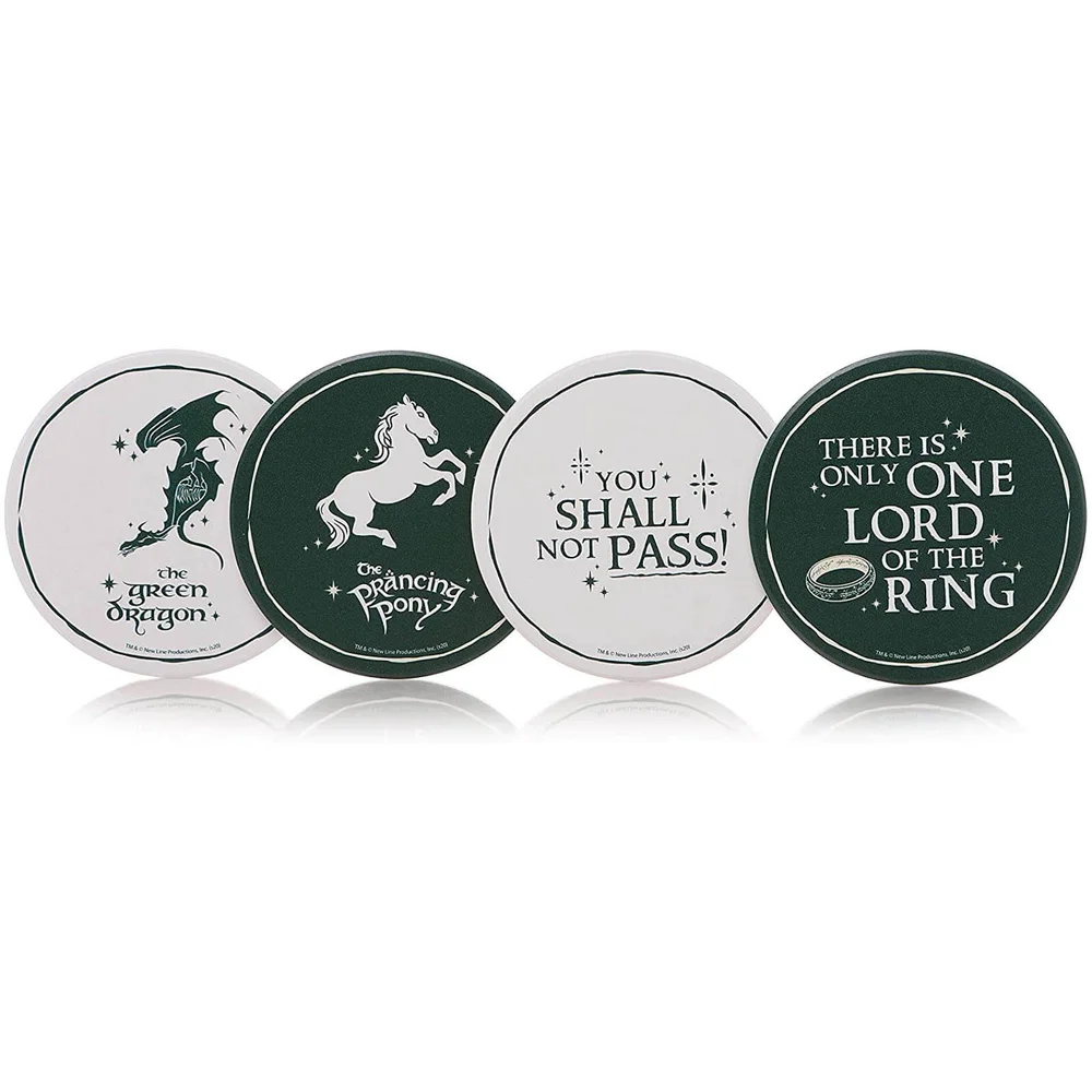 Lot de sous-verres Le Seigneur des Anneaux Image 1