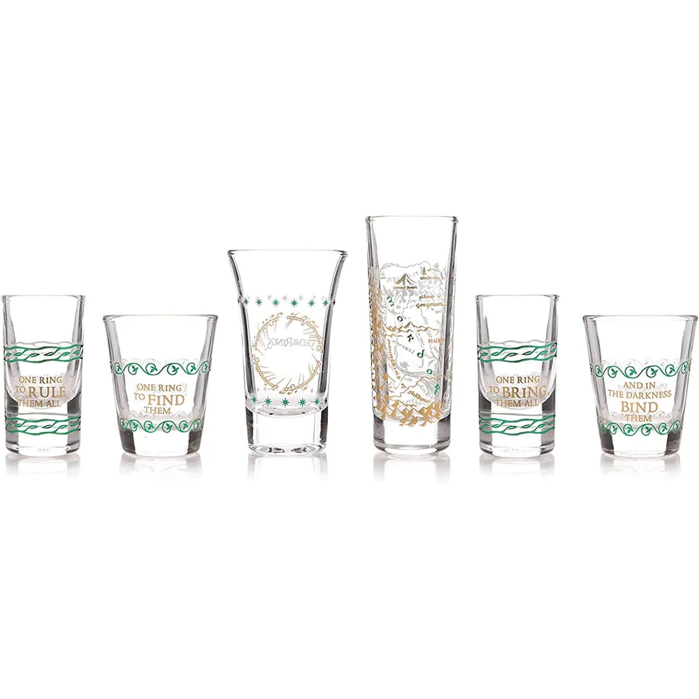 Lot de verres à liqueur Le Seigneur des Anneaux Image 1