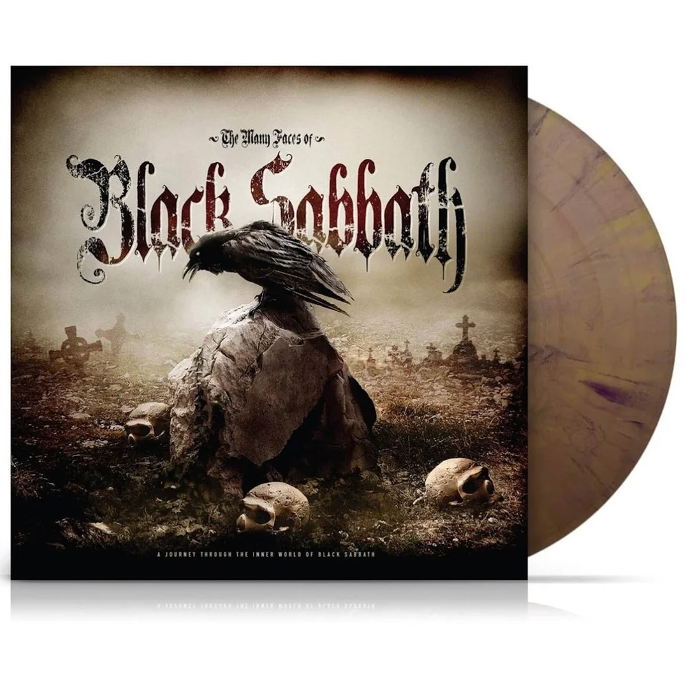The Many Faces of Black Sabbath - Édition Limitée double gatefold - Vinyle éclaboussé Or/Noir Image 1