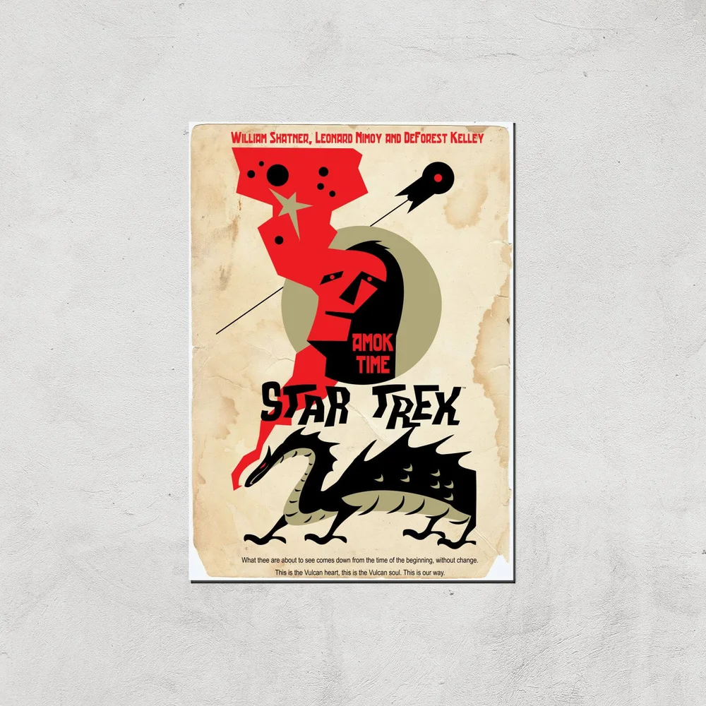 Amok Time Giclee - A4 - Print Only Image 1