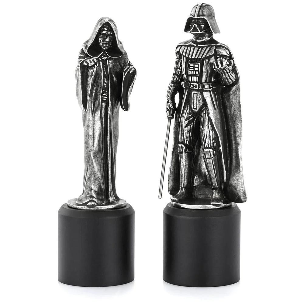 Royal Selangor Star Wars - Pièces d'échecs en étain Dark Vador et Sidious (Roi/Reine) Image 1