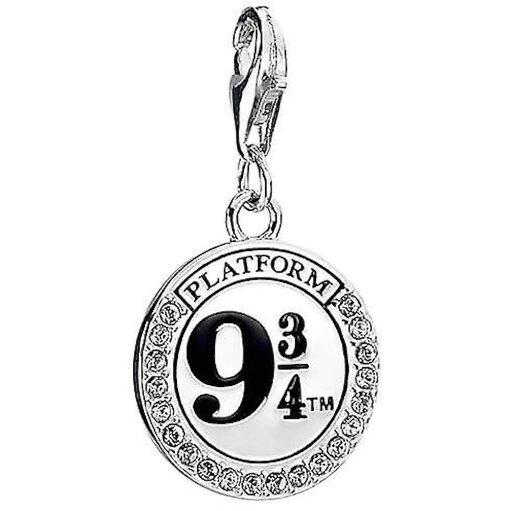 Collier plate-forme 9 3/4 en argent sterling agrémenté de cristaux Swarovski Harry Potter Image 1