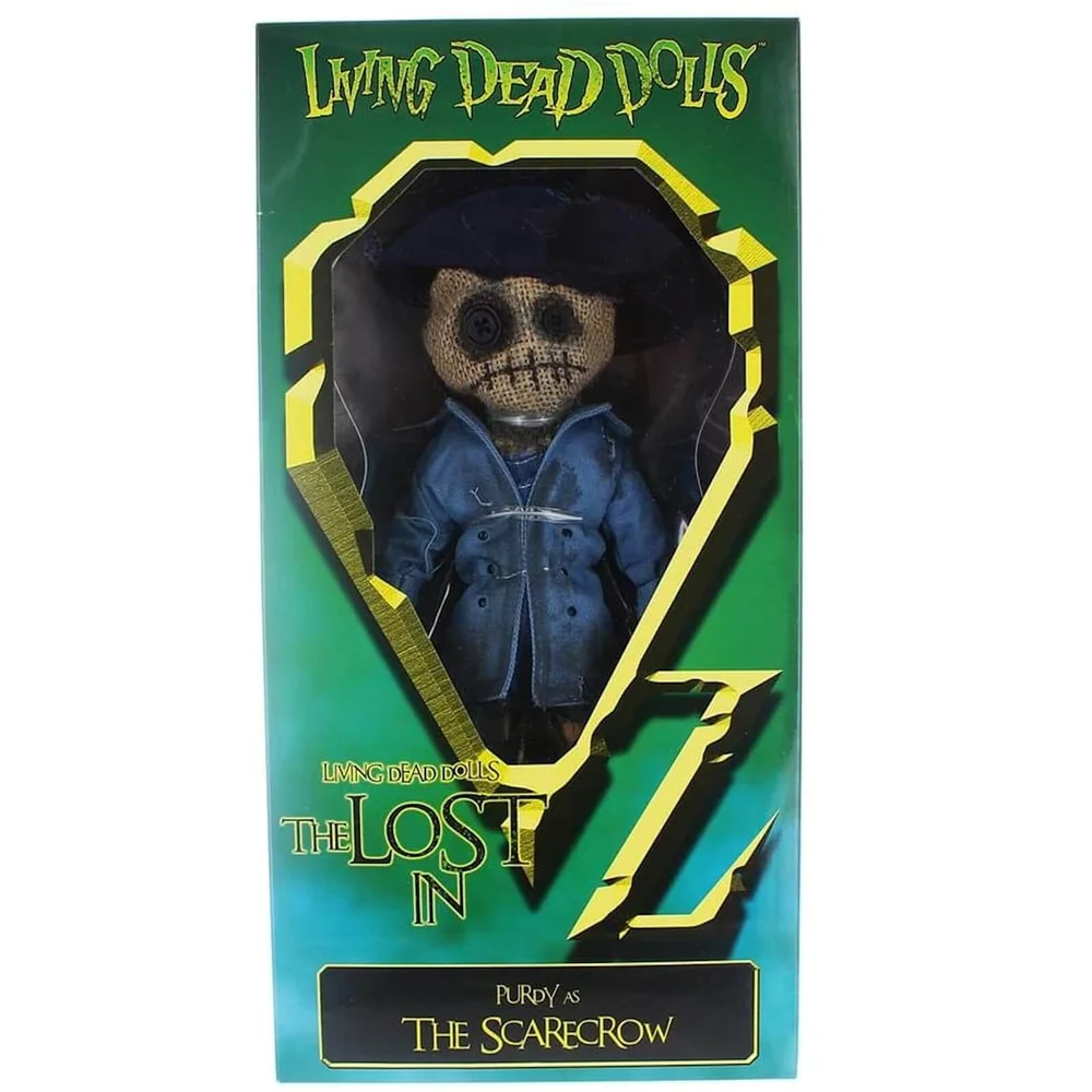 Mezco Living Dead Dolls - The Lost in OZ Exclusive Emerald City Variant - L'épouvantail Image 1