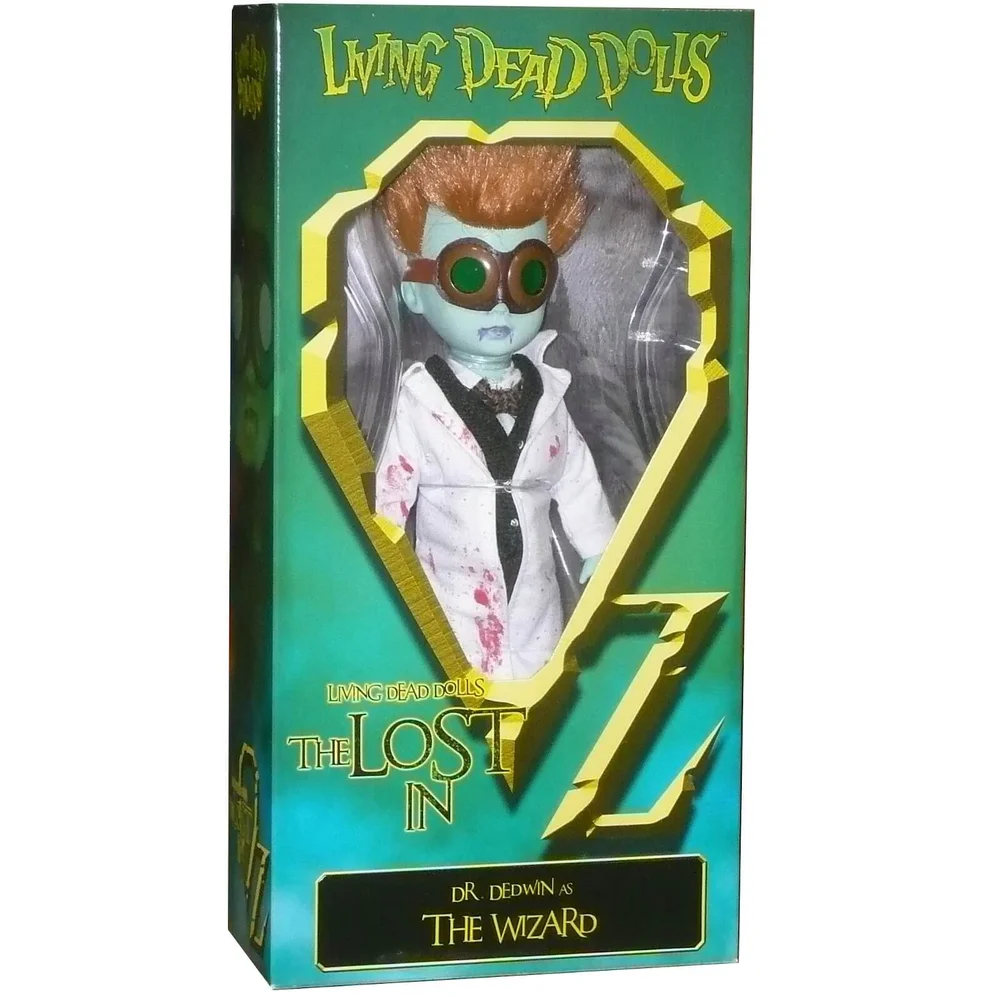 Mezco Living Dead Dolls - The Lost in OZ Exclusive Emerald City Variant - Dr Dedwin Image 1