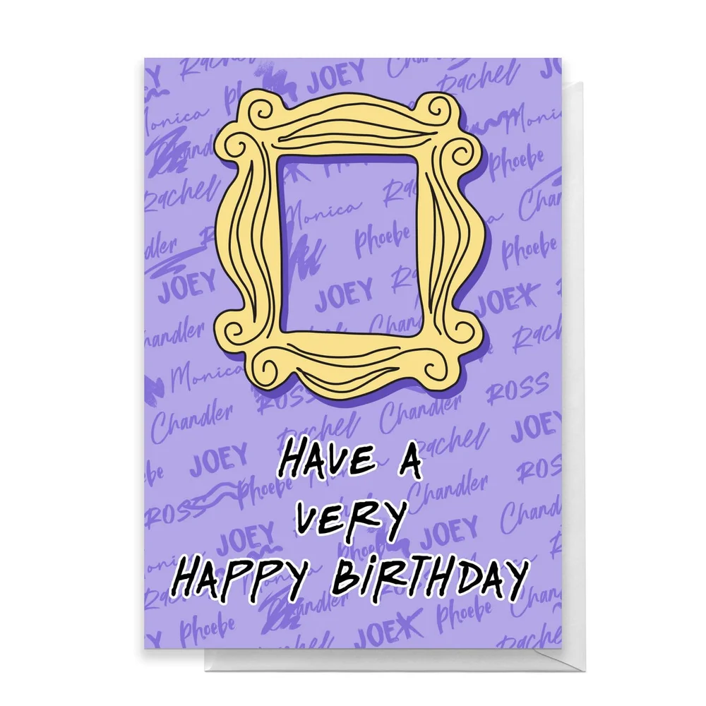 Friends Happy Birthday Greetings Card - Standard Card Image 1