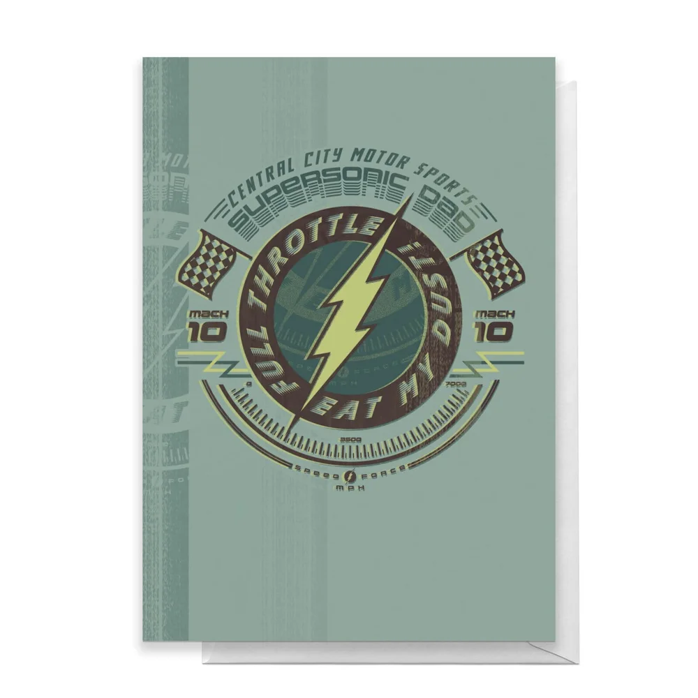 The Flash Father's Day Greetings Card - Standard Card Image 1