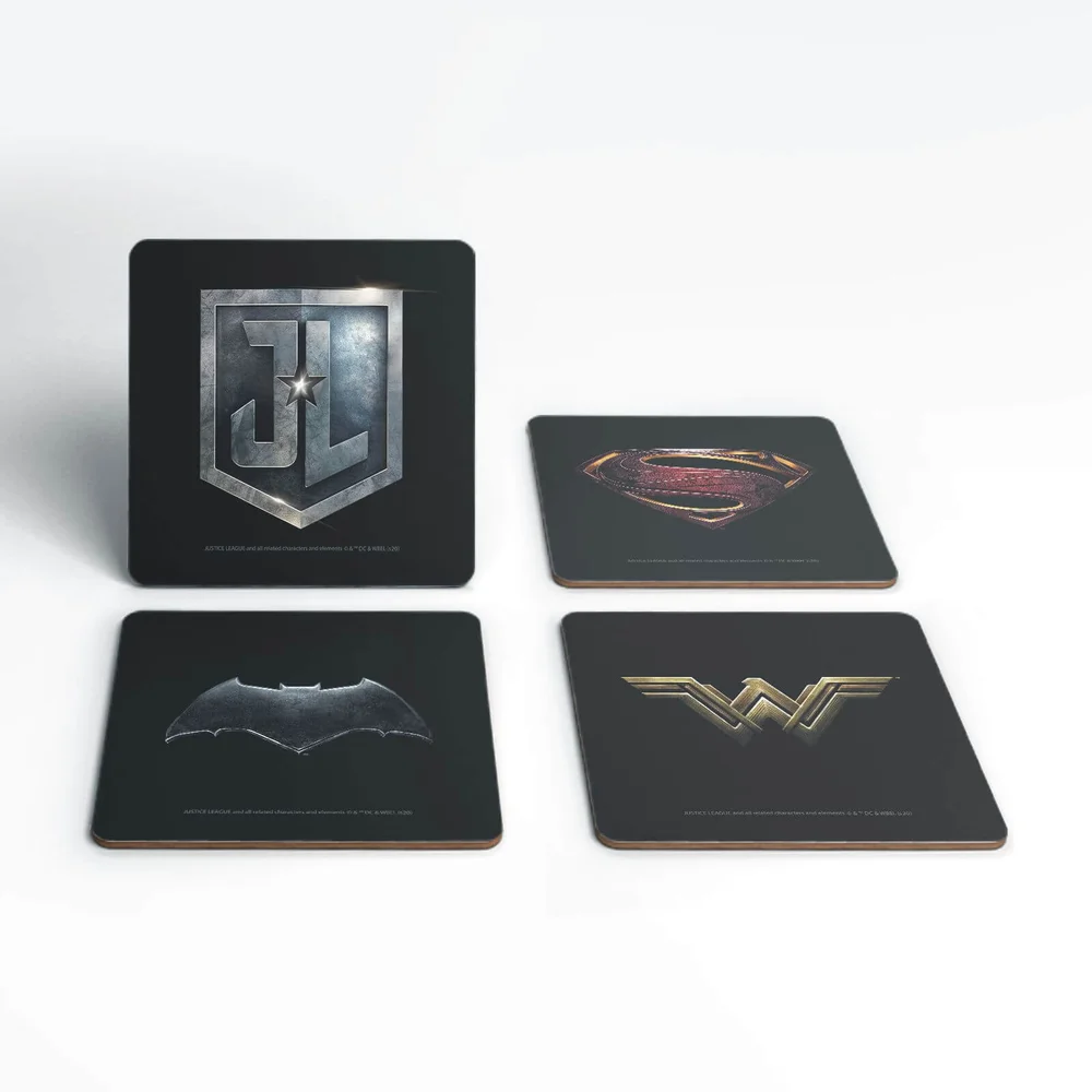 DC Justice League Holy Trinity Coaster Set Image 1