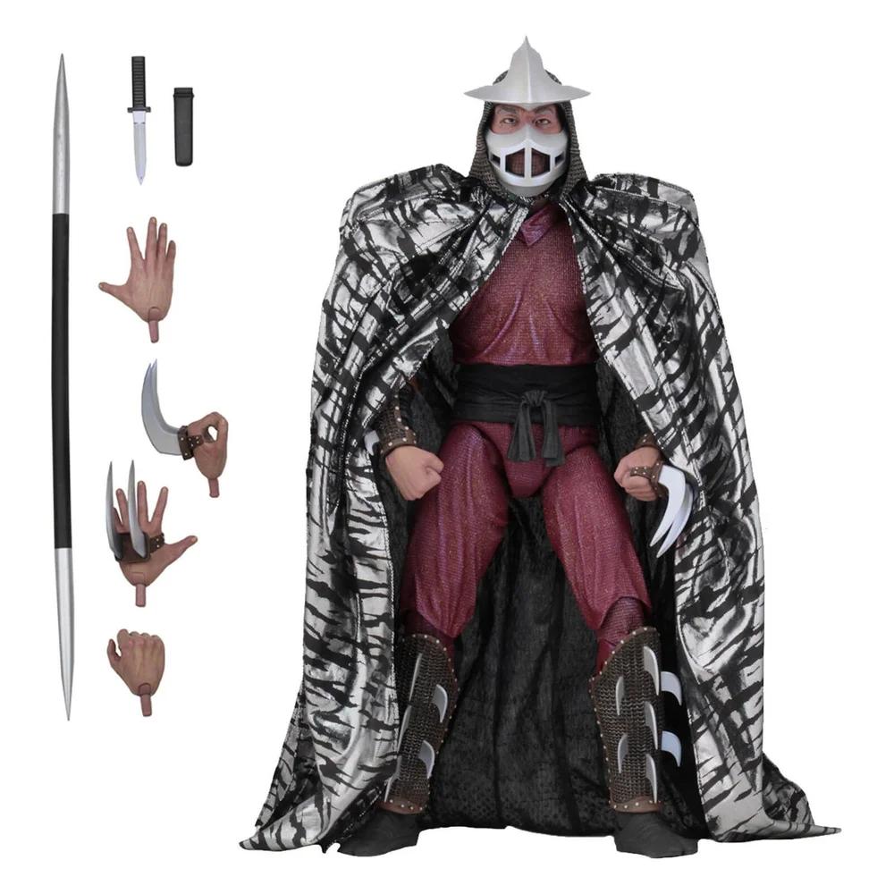 NECA Tortues Ninja Figurine articulée - Shredder 18 cm Image 1