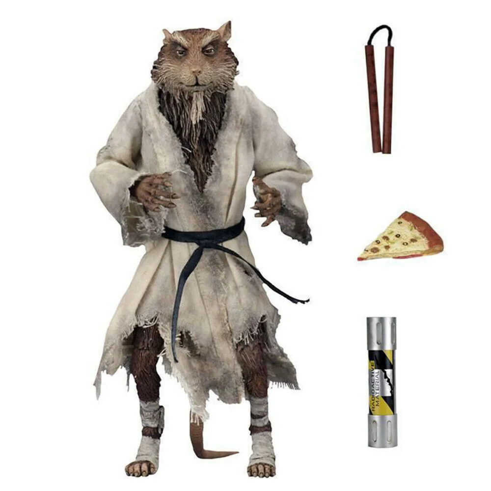 NECA Tortues Ninja Figurine articulée - Splinter 18 cm Image 1