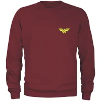 Sweat-shirt DC Wonder Woman - Bordeaux - Unisexe - undefined undefined