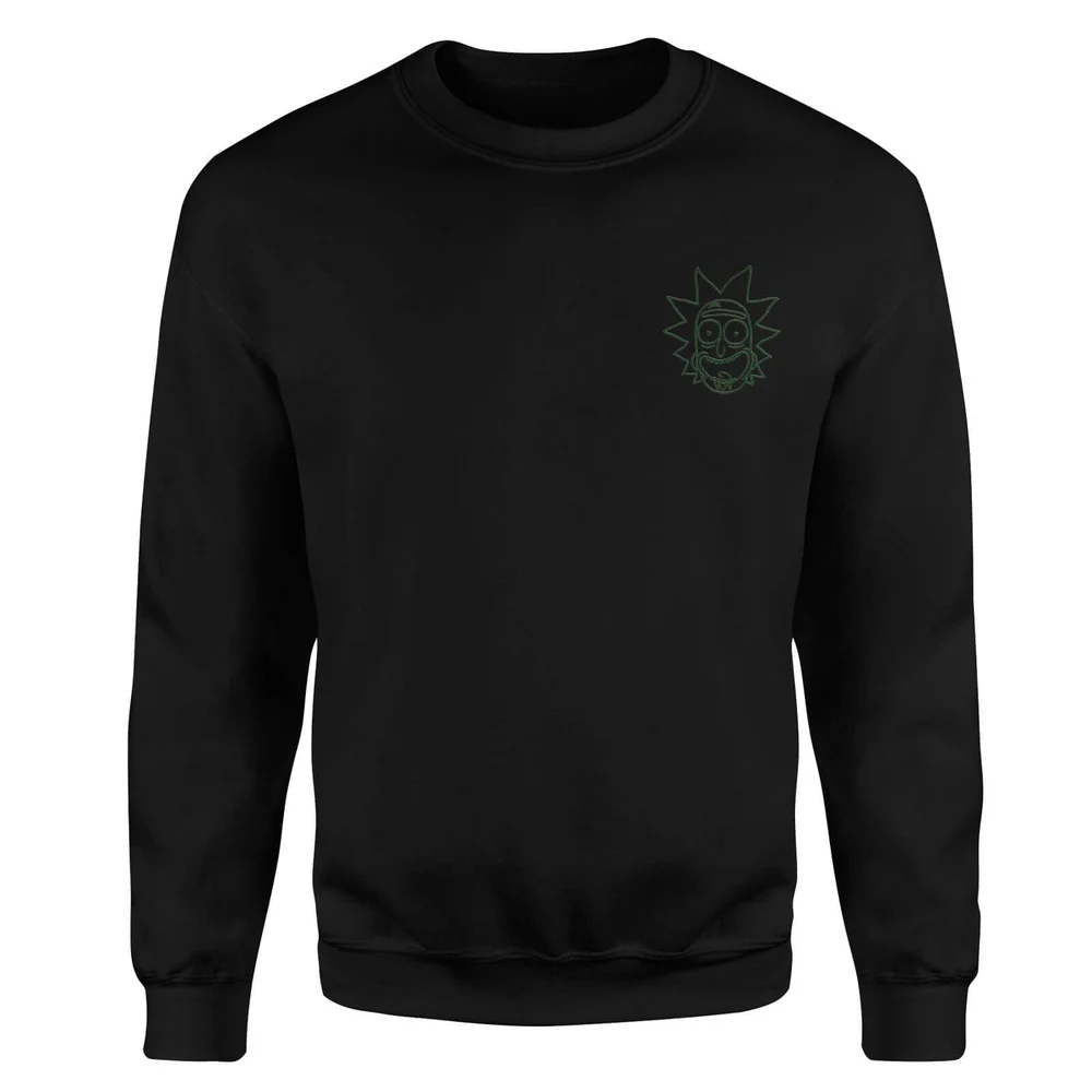 Sweat-shirt Rick and Morty Rick - Brodé - Noir - Unisexe - S Image 1