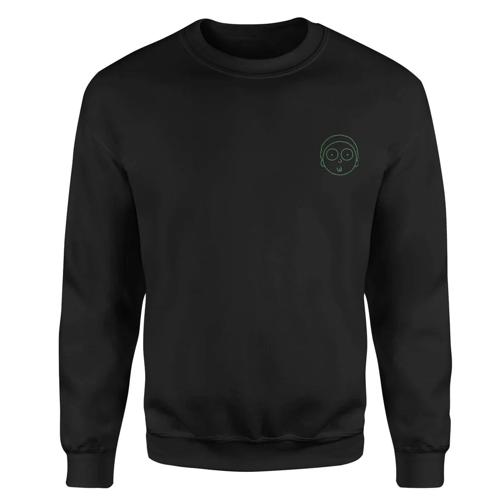 Sweat-shirt Rick and Morty Morty - Brodé - Noir - Unisexe - S Image 1