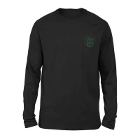 T-shirt à manches longues Rick and Morty Rick - Brodé - Noir - Unisexe