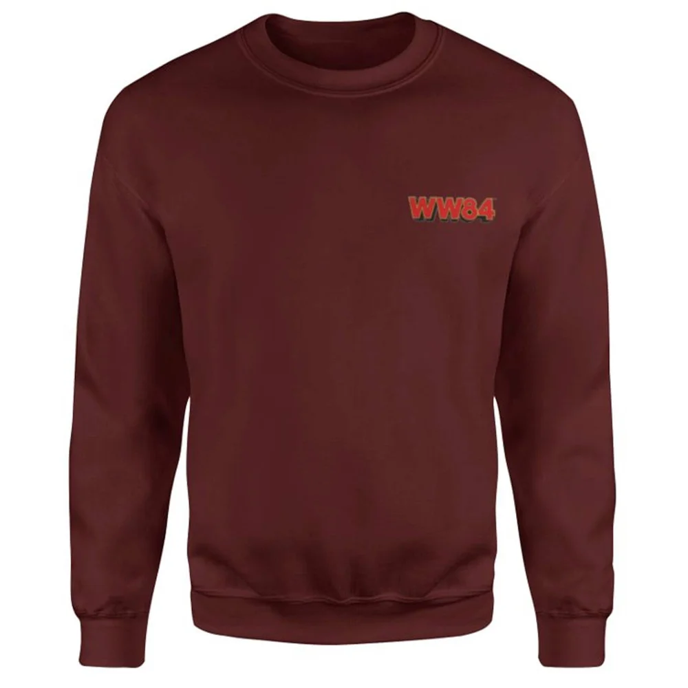 Sweat-shirt DC Wonder Woman WW84 - Brodé - Bordeaux - Unisexe - S Image 1