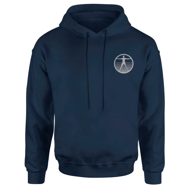 Sweat à capuche Westworld Logo - Brodé - Bleu Marine - Unisexe