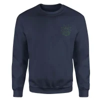 Sweat-shirt Rick and Morty Rick - Brodé - Bleu Marine - Unisexe - undefined undefined
