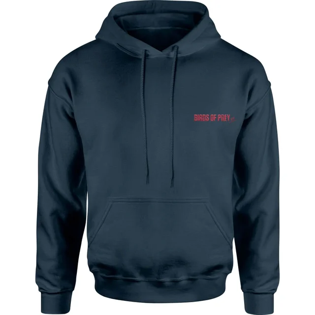 Sweat à capuche Birds of Prey Logo - Brodé - Bleu Marine - Unisexe