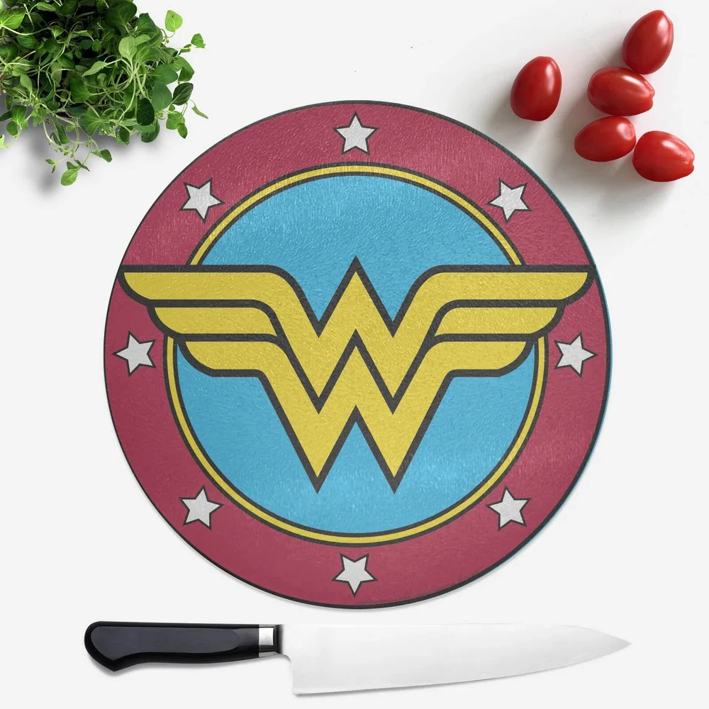 Planche à découper Ronde Bouclier Wonder Woman Image 1