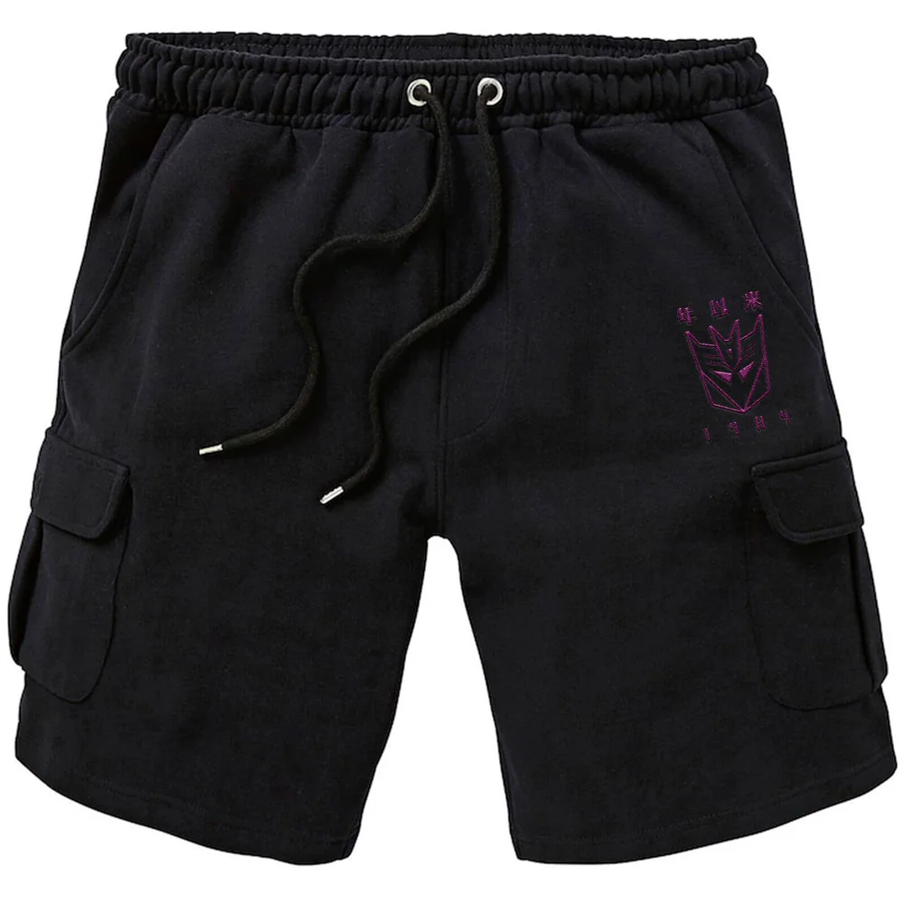 Shorts Cargo Transformers Decepticons - Brodé - Noir - Unisexe - S Image 1