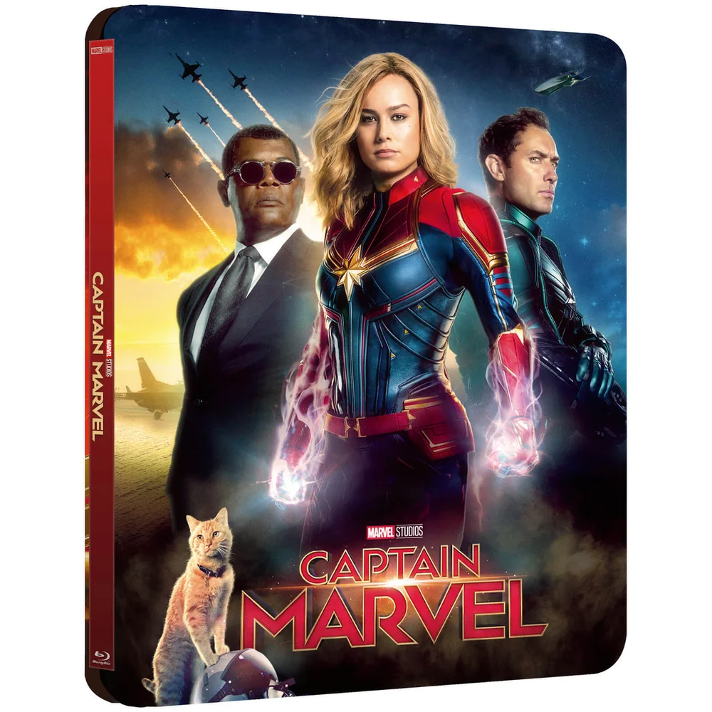 Captain Marvel - 4K Ultra HD Coffret Lenticulaire, Exclusivité Zavvi (Blu-ray 2D inclus) Image 1