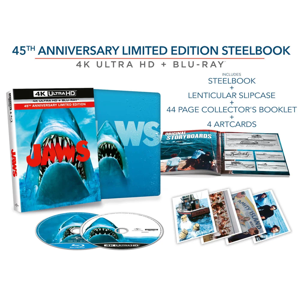 Exclusivité Zavvi : Steelbook Les Dents de la Mer - 4K Ultra HD Édition Collector (Blu-ray 2D Inclus) Image 1