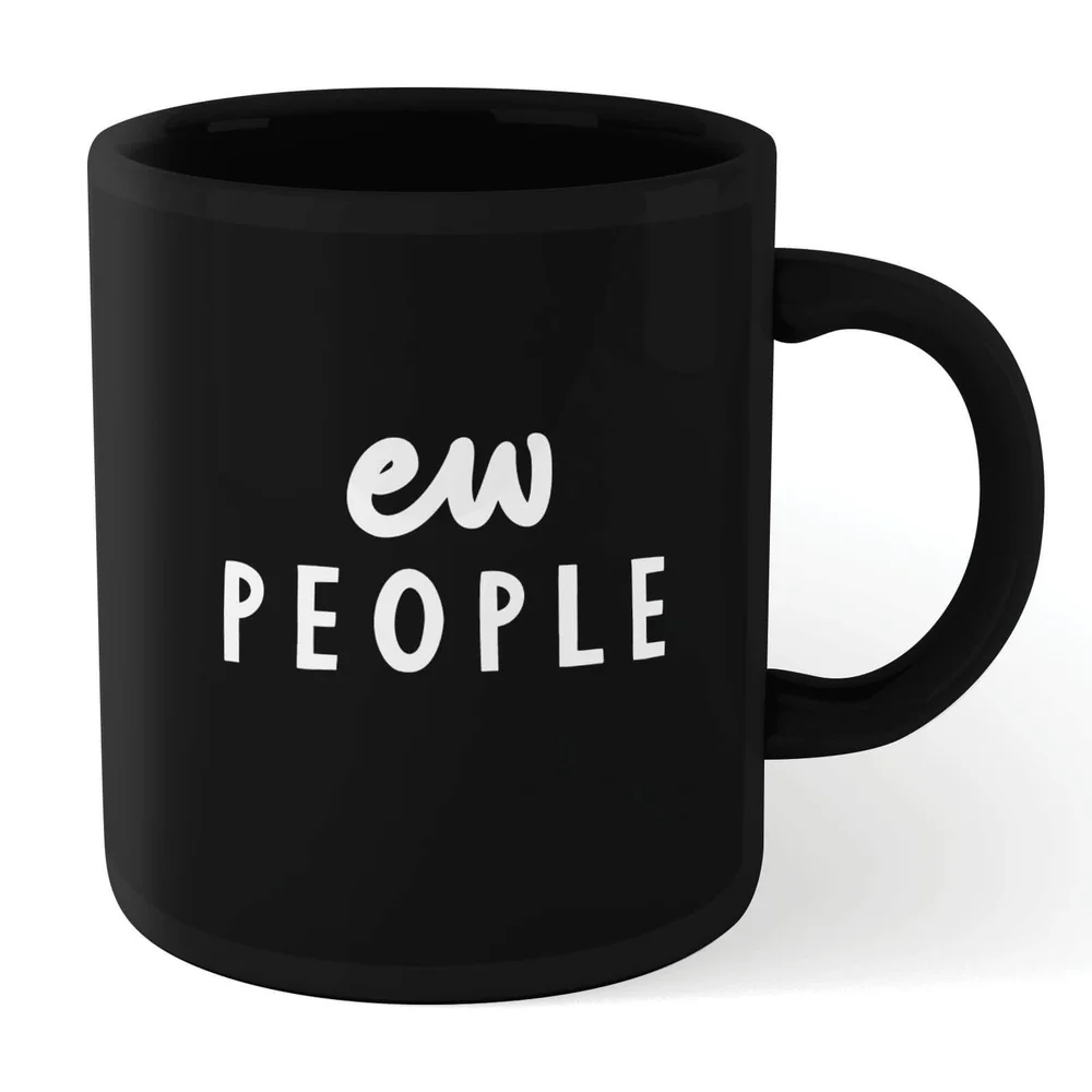 The Motivated Type Ew People Mug - Black Image 1