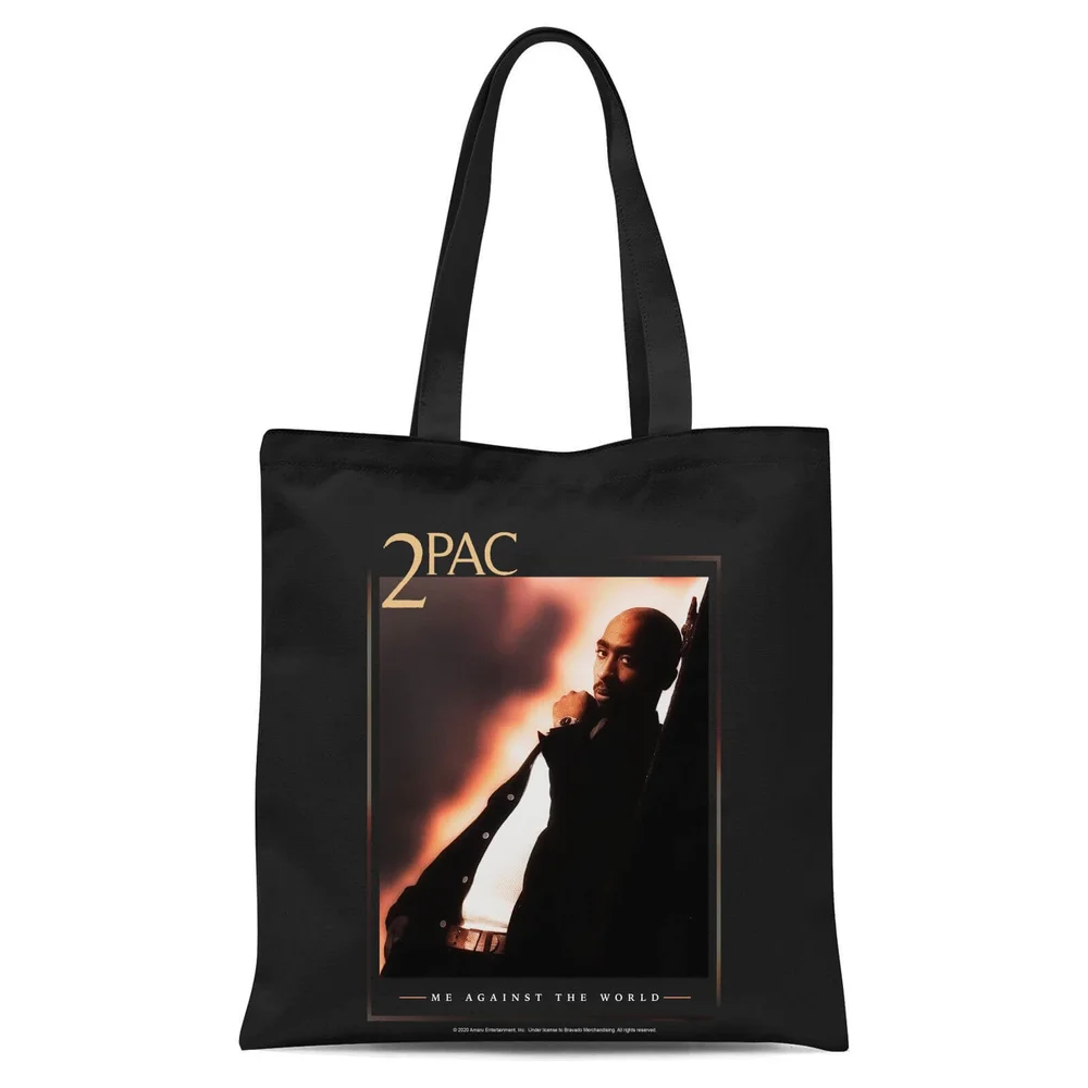 Tote Bag Tupac Me Against The World - Noir Image 1