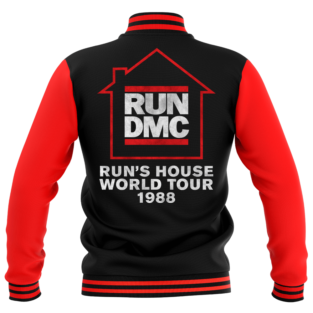 Veste Teddy Run's House World Tour 1988 - Rouge/Noir - Unisexe - S Image 1
