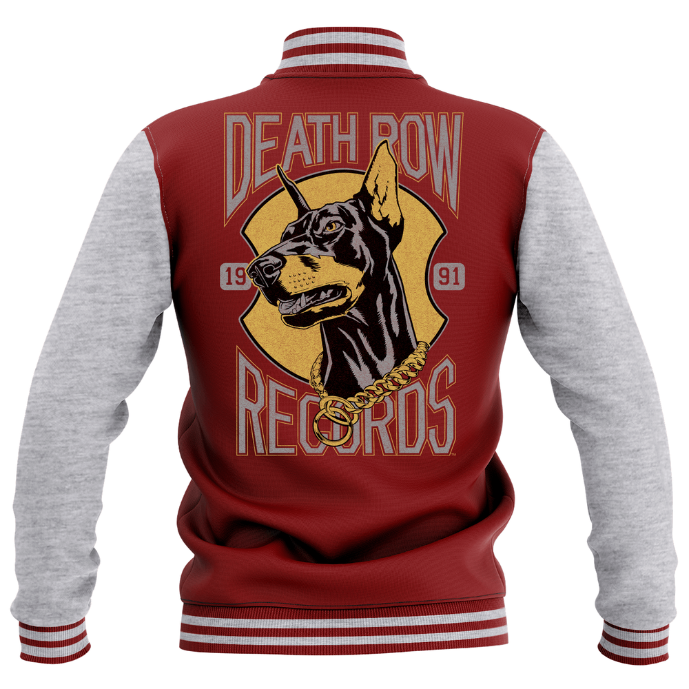 Veste Teddy Death Row Records - Bordeaux/Gris - Unisexe - L Image 1