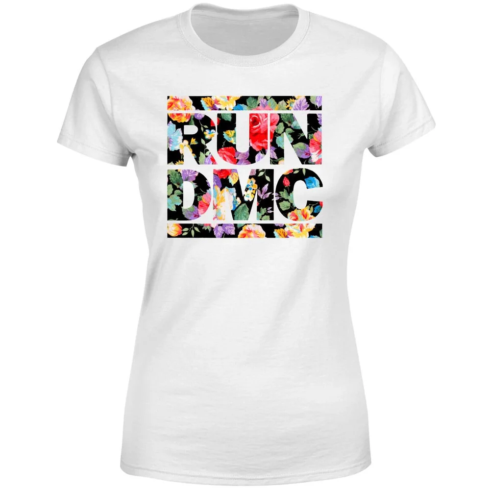 T-shirt Flowery Run Dmc - Blanc - Femme - 3XL Image 1